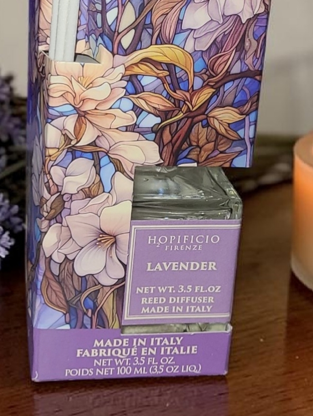 Hopificio Lavender Reed Diffuser - Floral Purple Box - Picture 2 of 3